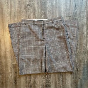 Brown Plaid trousers